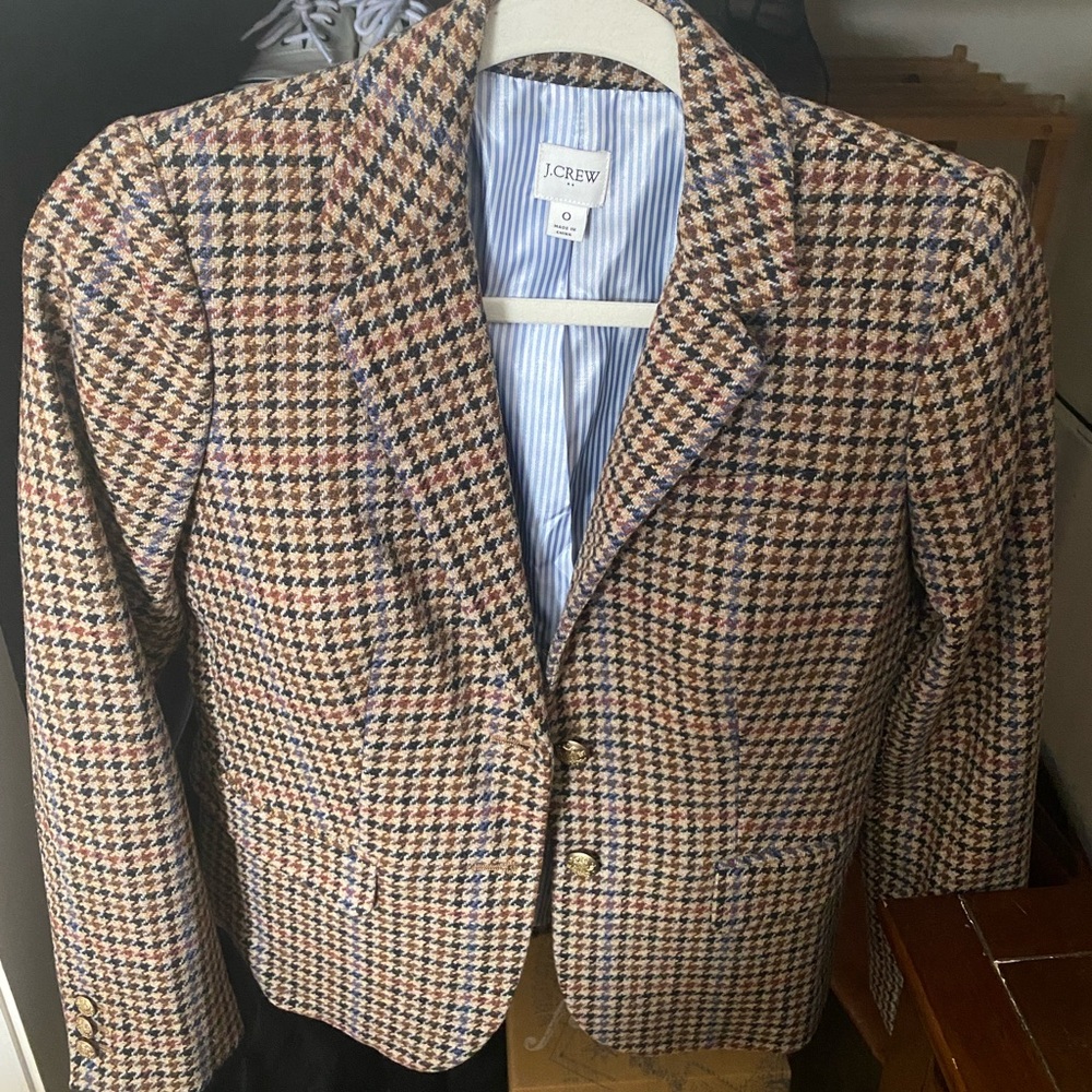 Jcrew blazer only worn once! Size 0!